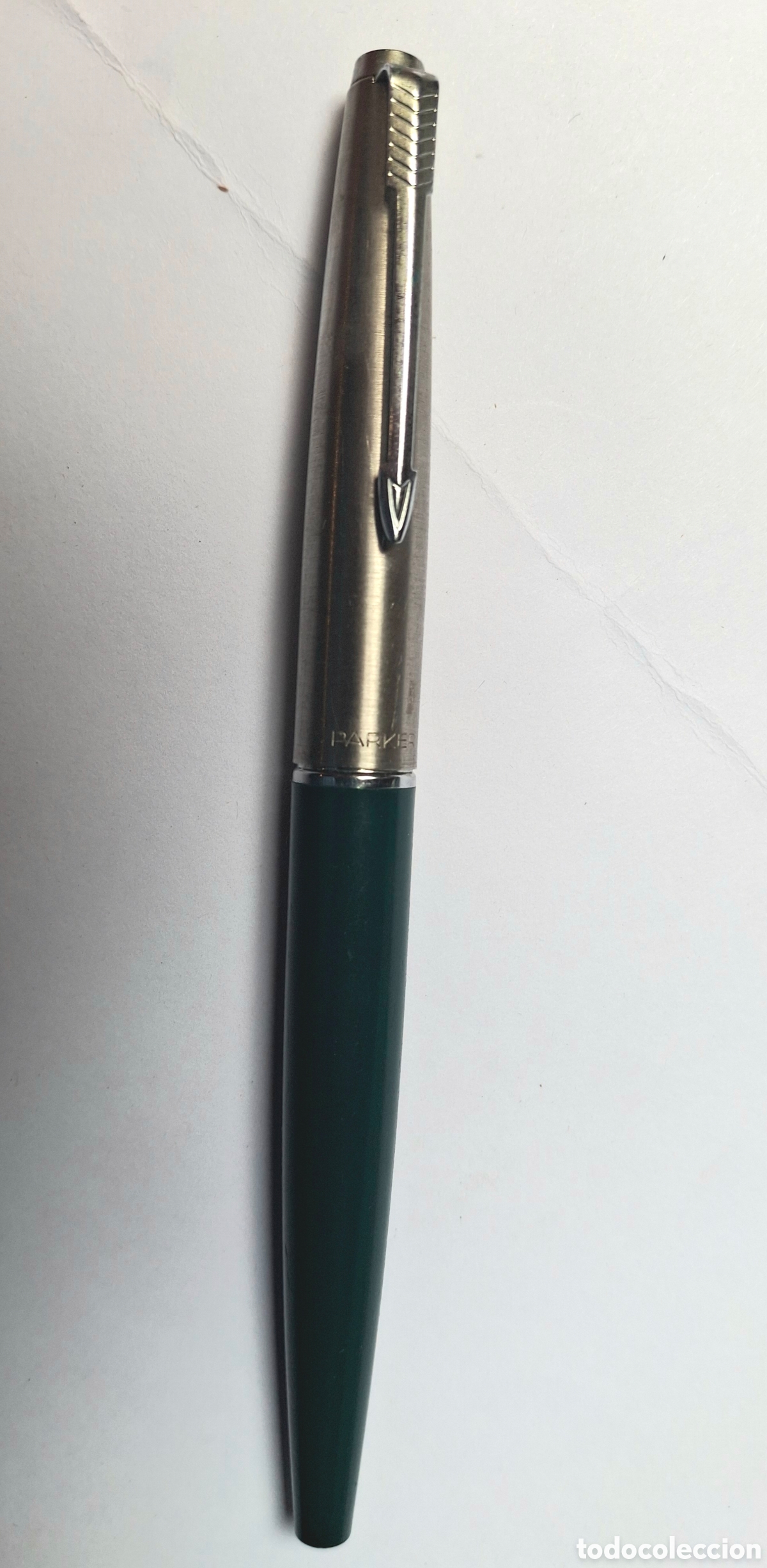 Plumas estilogr&aacute;ficas antiguas: ESTILOGR&Aacute;FICA PARKER 45, VERDE