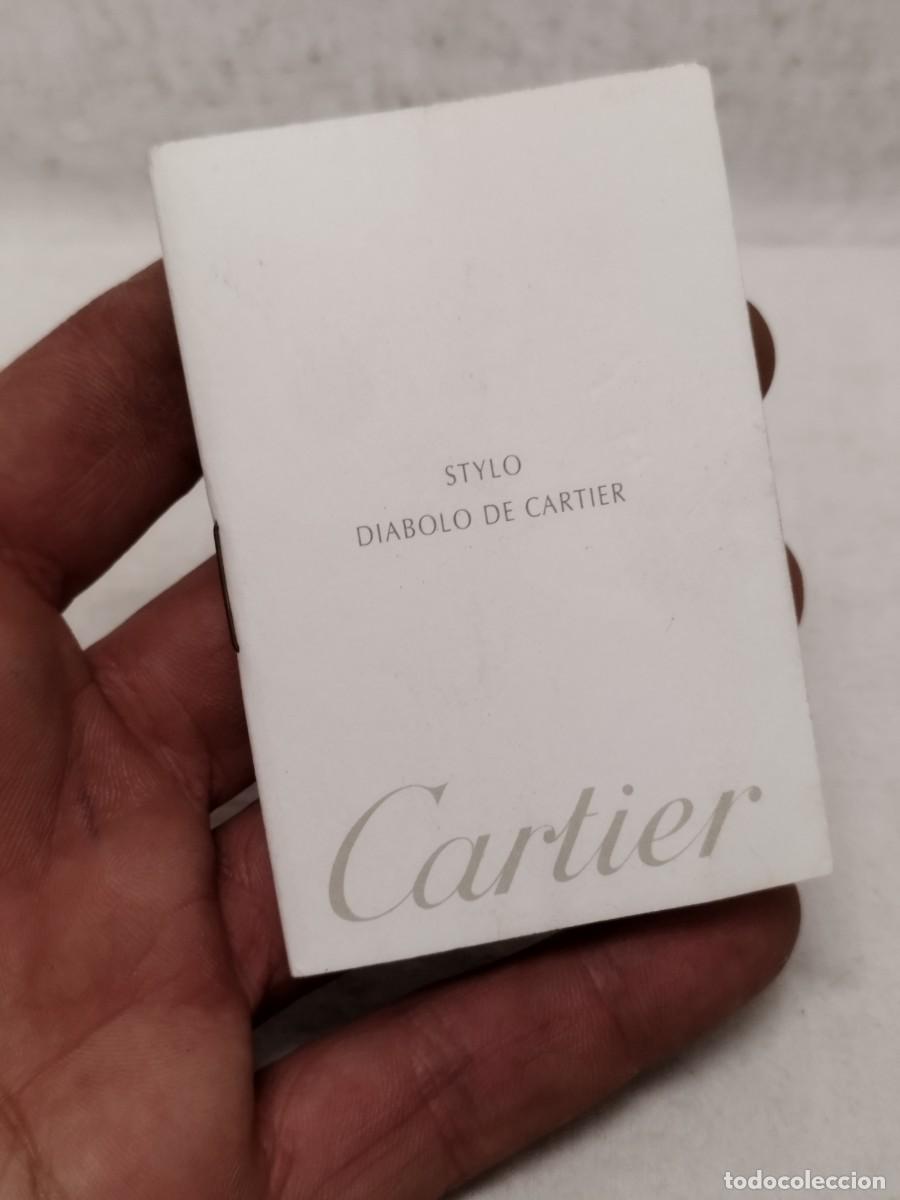 Plumas estilogr&aacute;ficas antiguas: Manual de pluma Cartier Diabolo.