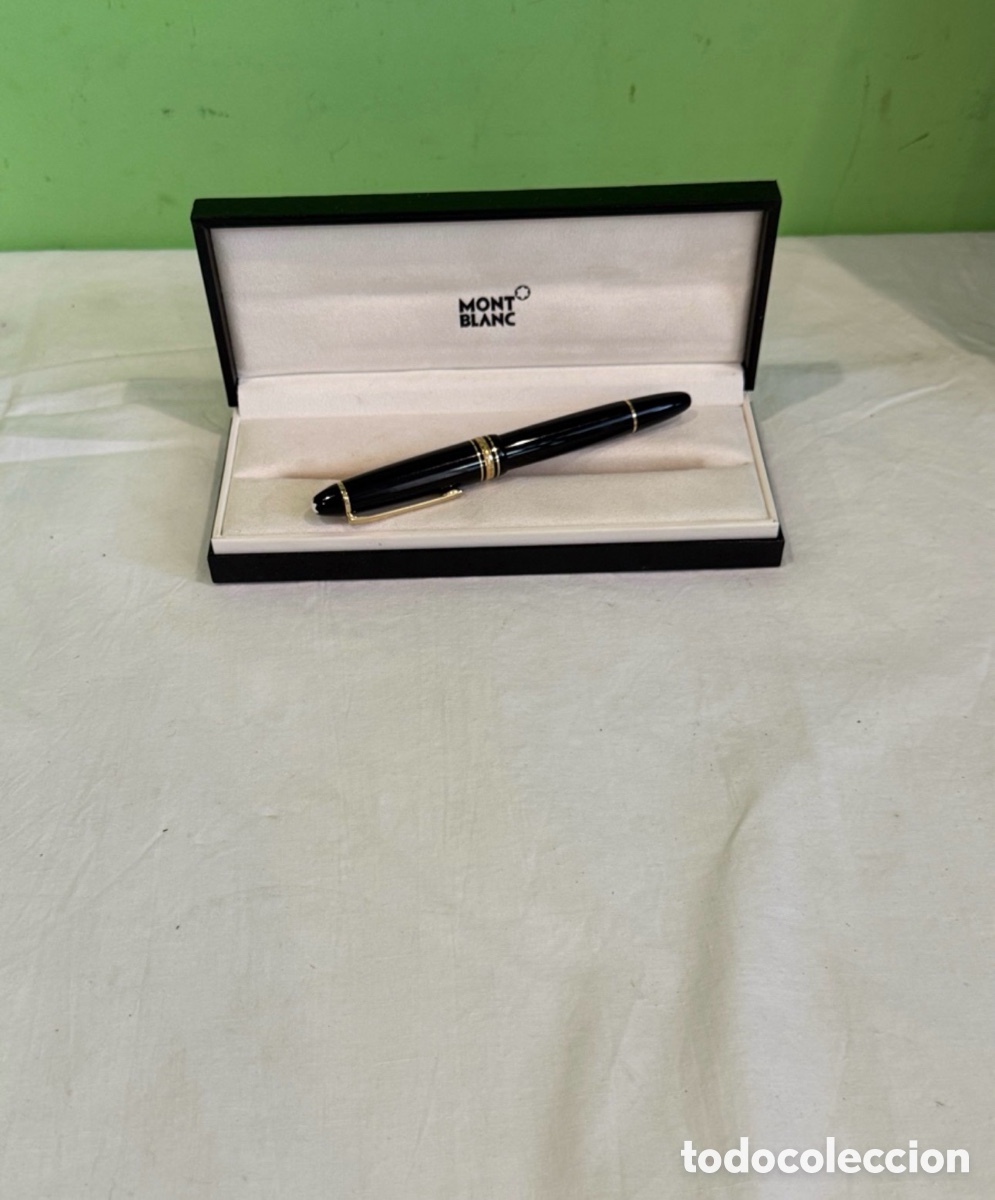 Plumas de tinta permanente antigas: Pluma Montblanc Meisterst&uuml;ck 146, Original. Ver las fotos.