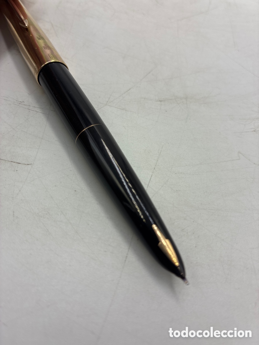 Plumas estilogr&aacute;ficas antiguas: Pluma estilogr&aacute;fica Parker 61. - Foto 3