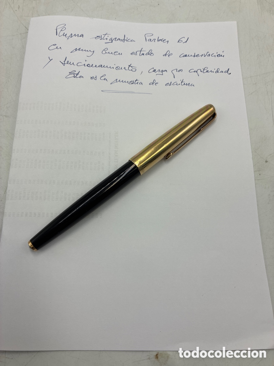 Plumas estilogr&aacute;ficas antiguas: Pluma estilogr&aacute;fica Parker 61. - Foto 10