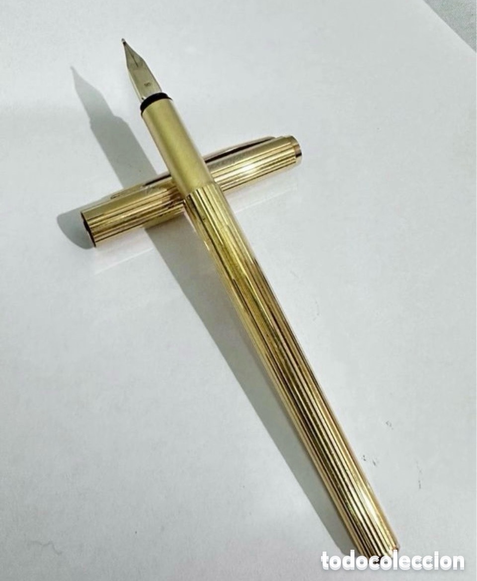 Penne stilografiche antiche: Pluma Montblanc Noblesse Estilogr&aacute;fica plumin Oro 14k Vintage