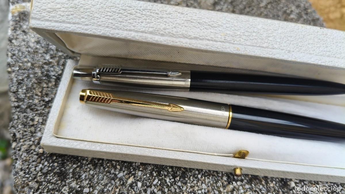 Plumas de tinta permanente antigas: Stylo bille et plume Parker