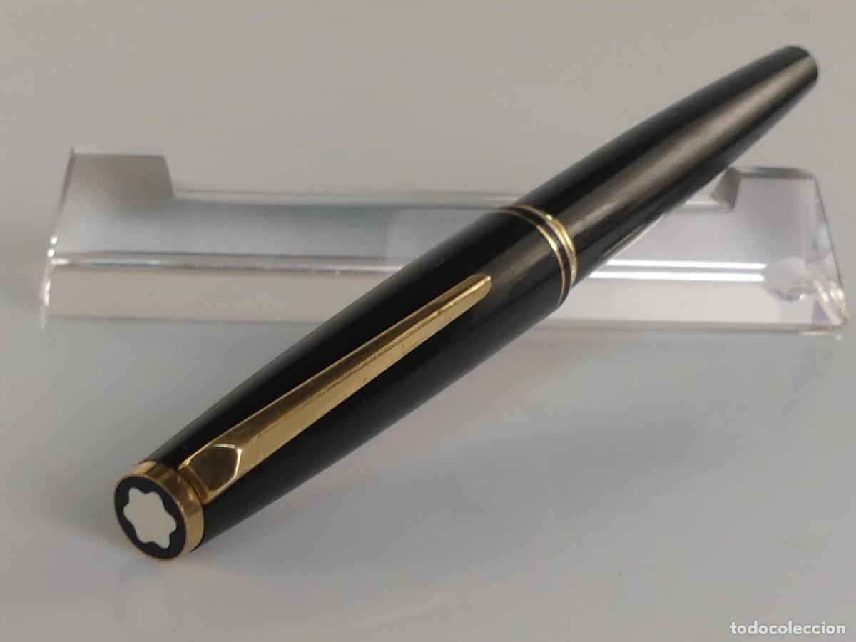Penne stilografiche antiche: PLUMA ESTILOGRAFICA MARCA MONTBLANC PLUMIN DE ORO 14 K OBJETO DE COLECCI&Oacute;N