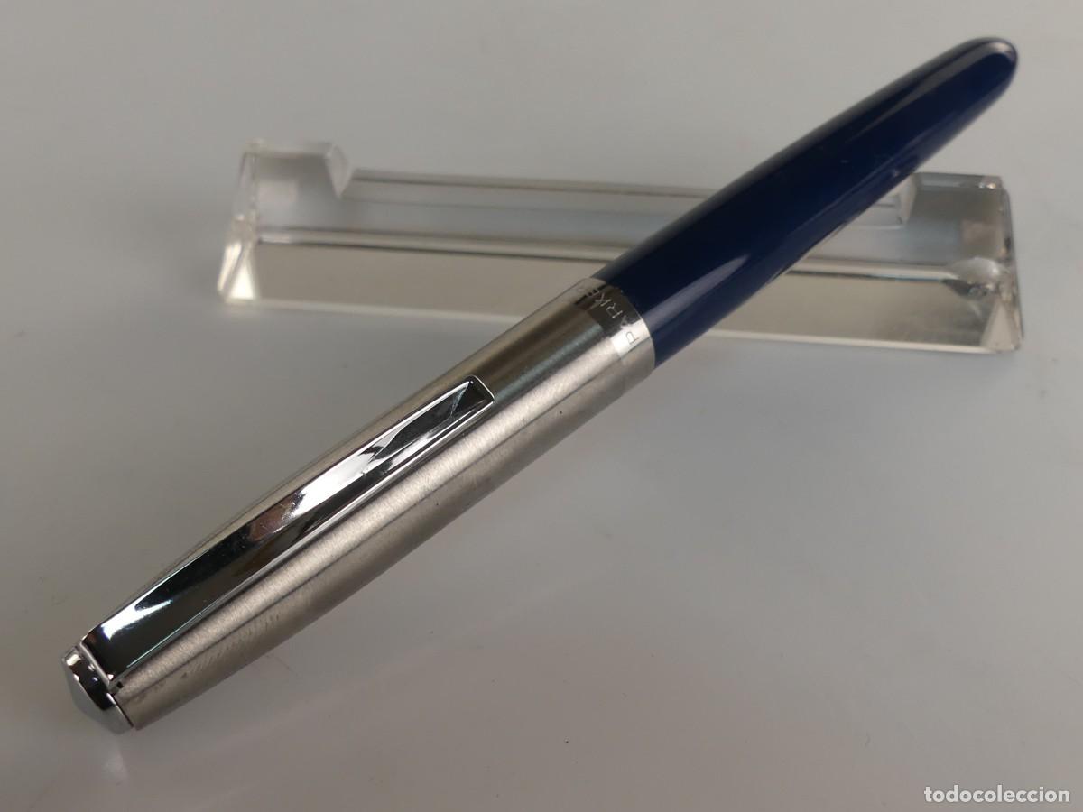 Penne stilografiche antiche: PLUMA ESTILOGRAFICA MARCA PARKER MADE IN U.S.A. TAPON CROMADO