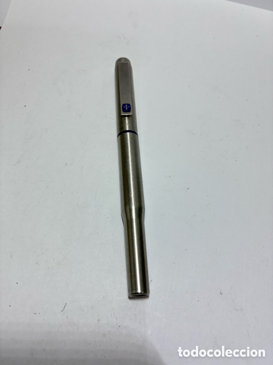 Plumas estilogr&aacute;ficas antiguas: Pluma Parker 25 acero mate cepillado