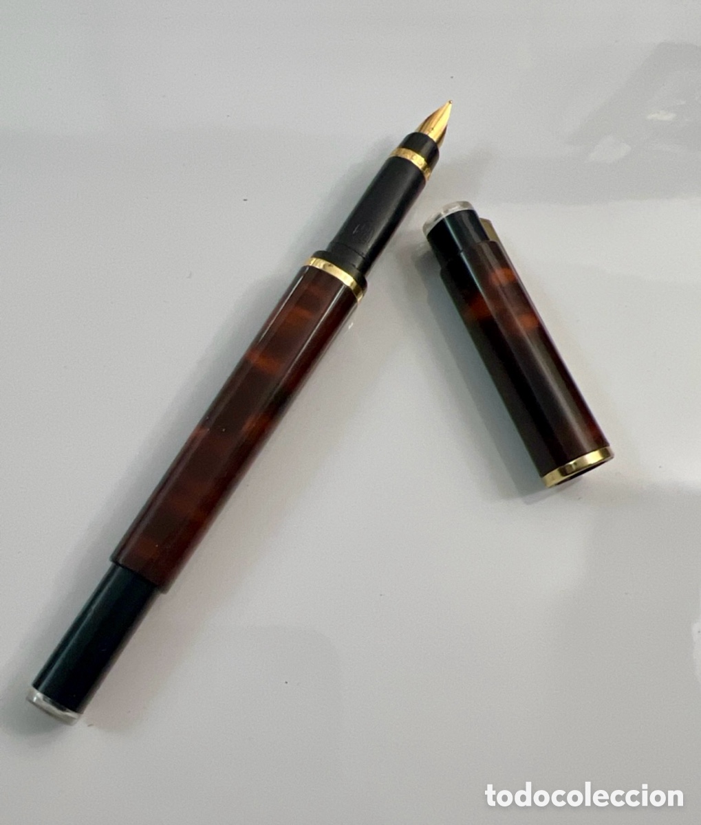 Plumas de tinta permanente antigas: Pluma estilogr&aacute;fica italiana LECCE 2 M a estrenar