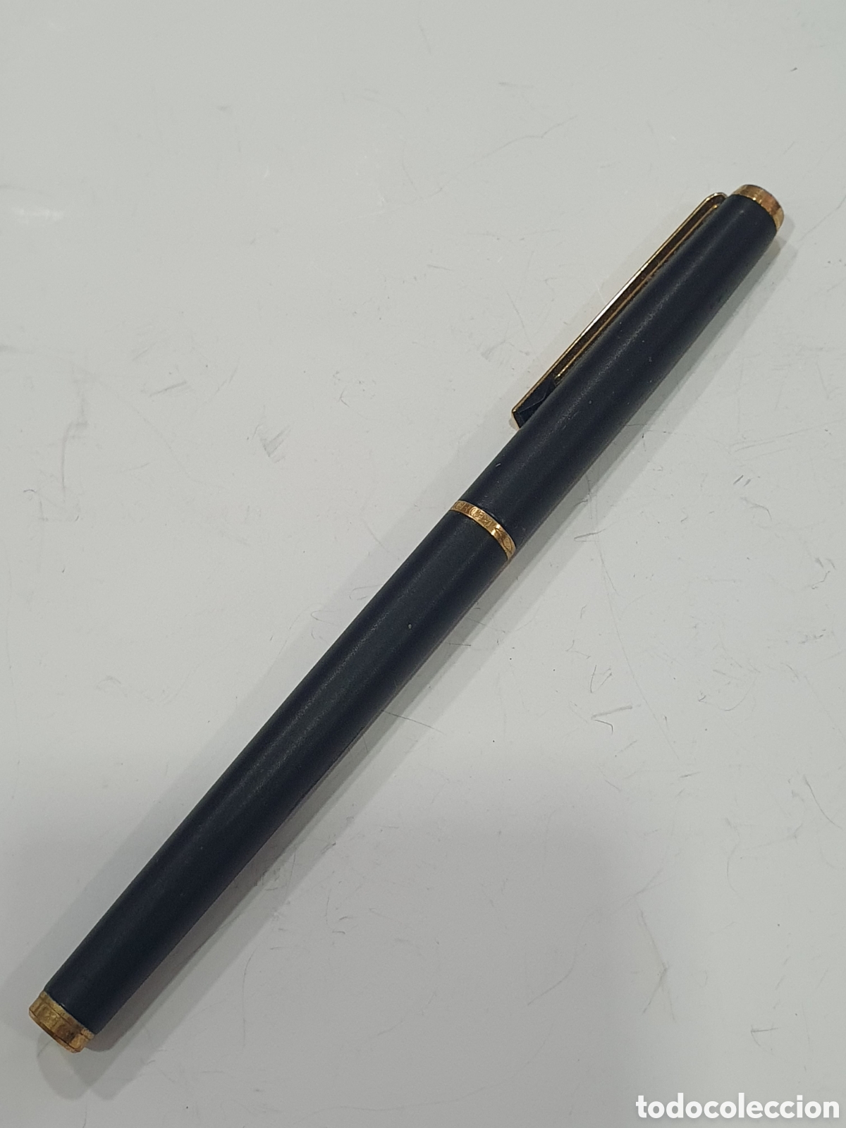 Penne stilografiche antiche: Estilografica negra Inoxcrom. (L127)