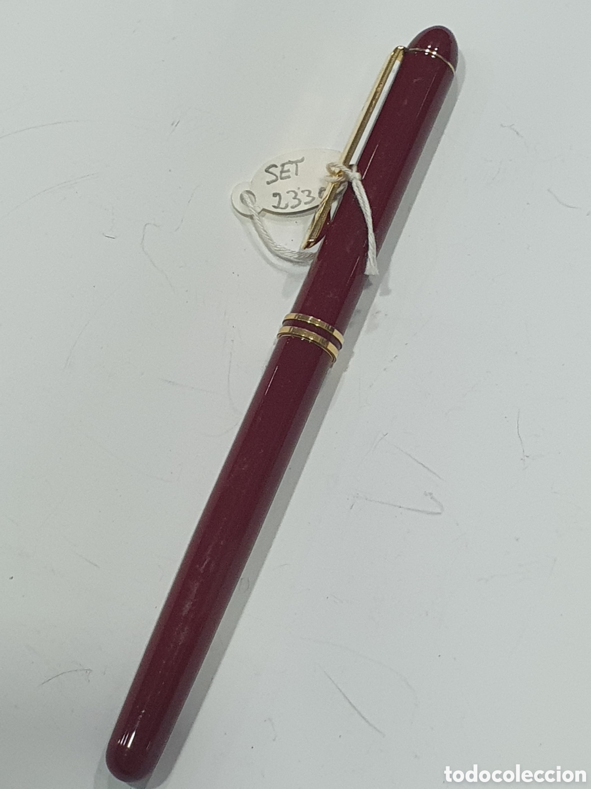 Plumas estilogr&aacute;ficas antiguas: Estilografica roja Iridium Point. (L103)