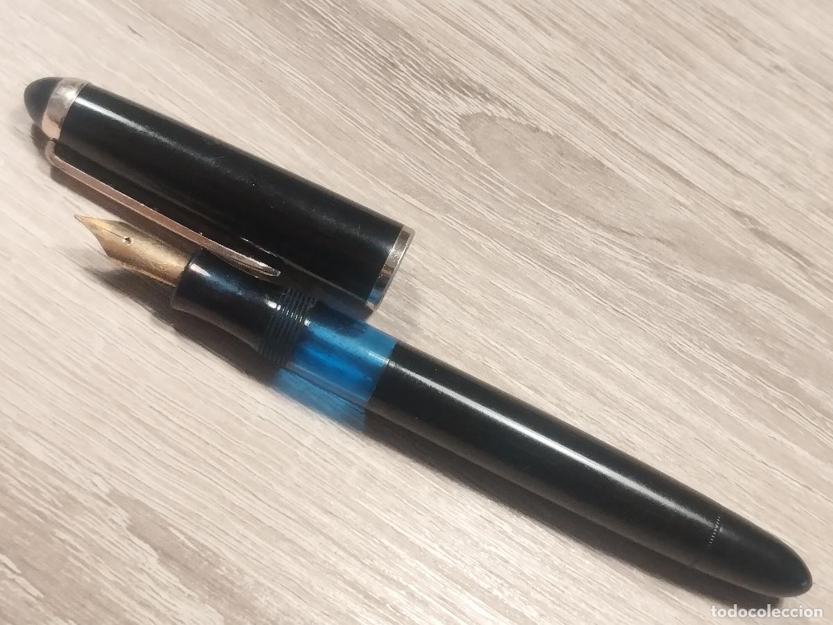 Plumas estilogr&aacute;ficas antiguas: JT - ANTIGUA PLUMA ESTILOGRAFICA. MARCA KAWECO TRANSPARENT 3000A. VER FOTOS.