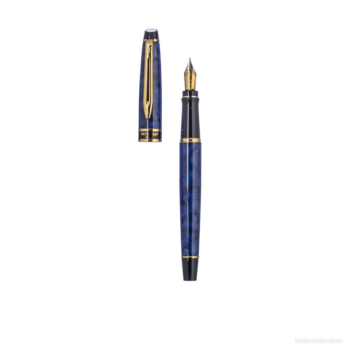 Alte F&uuml;llfederhalter: Bol&iacute;grafos - Bol&iacute;grafo Waterman 'Expert Blue'