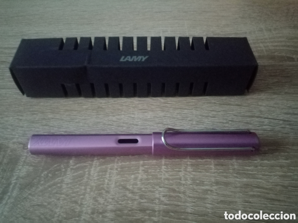 Plumas estilogr&aacute;ficas antiguas: PLUMA LAMY AL STAR, EDICI&Oacute;N ESPECIAL VIOLETA, A ESTRENAR