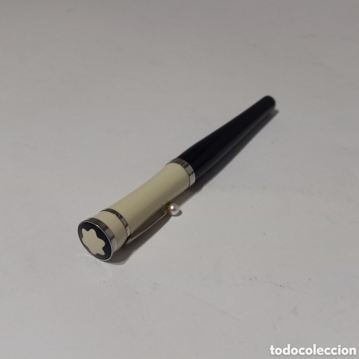 Plumas estilogr&aacute;ficas antiguas: PLUMA ESTILOGRAFICA MONTBLANC GRETA GARBO EDICION LIMITADA(plumin 14 kilates)