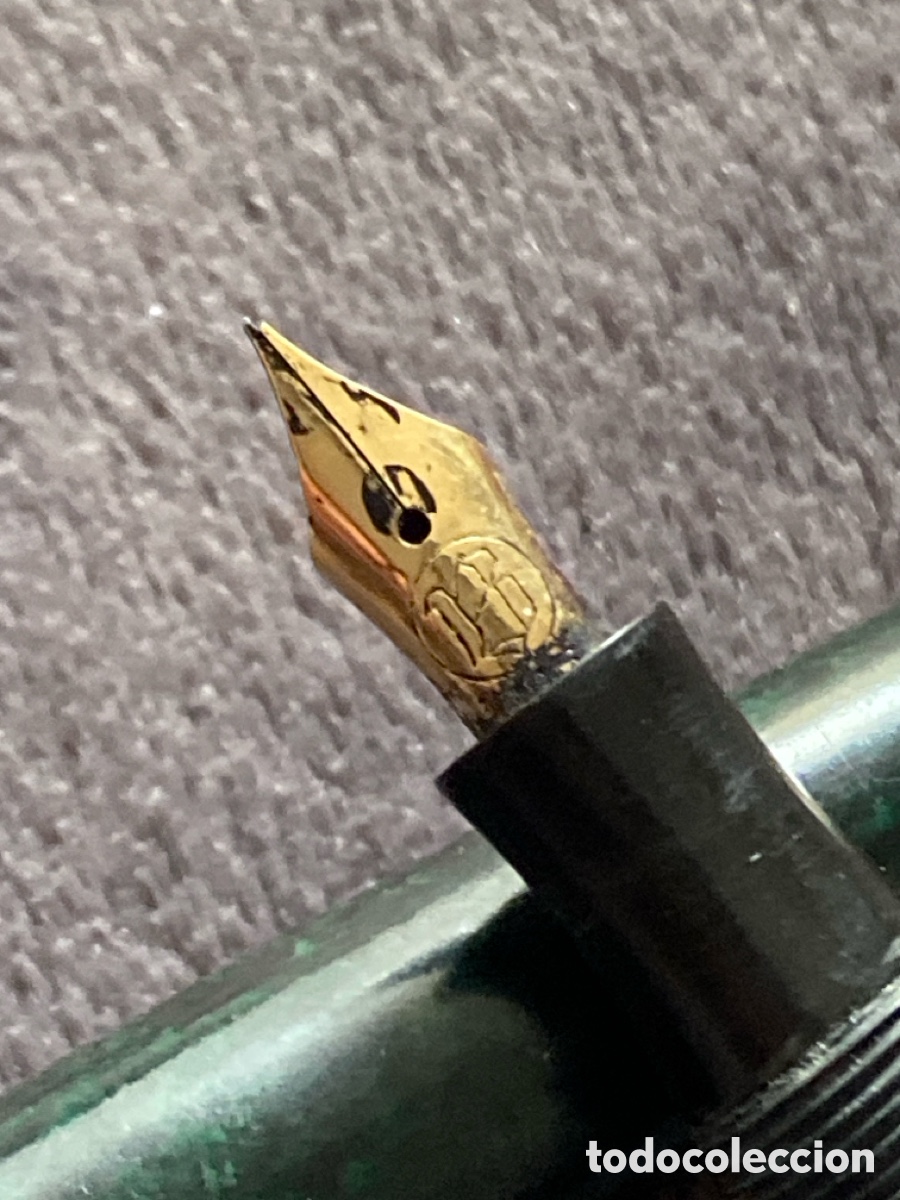 Plumas estilogr&aacute;ficas antiguas: BUPER BRITZ con Plumin de Oro 14cts - Foto 2
