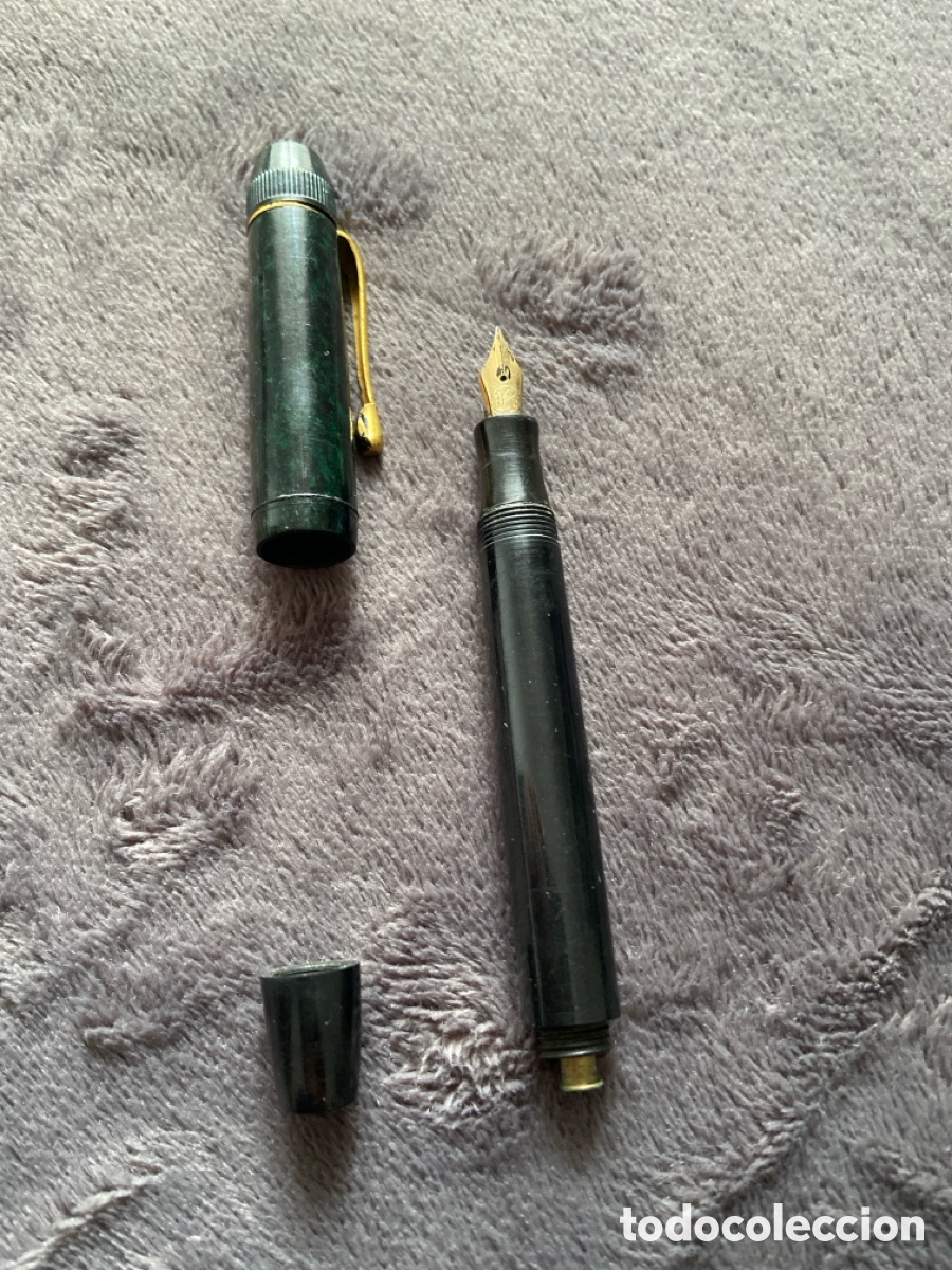 Plumas estilogr&aacute;ficas antiguas: BUPER BRITZ con Plumin de Oro 14cts - Foto 3