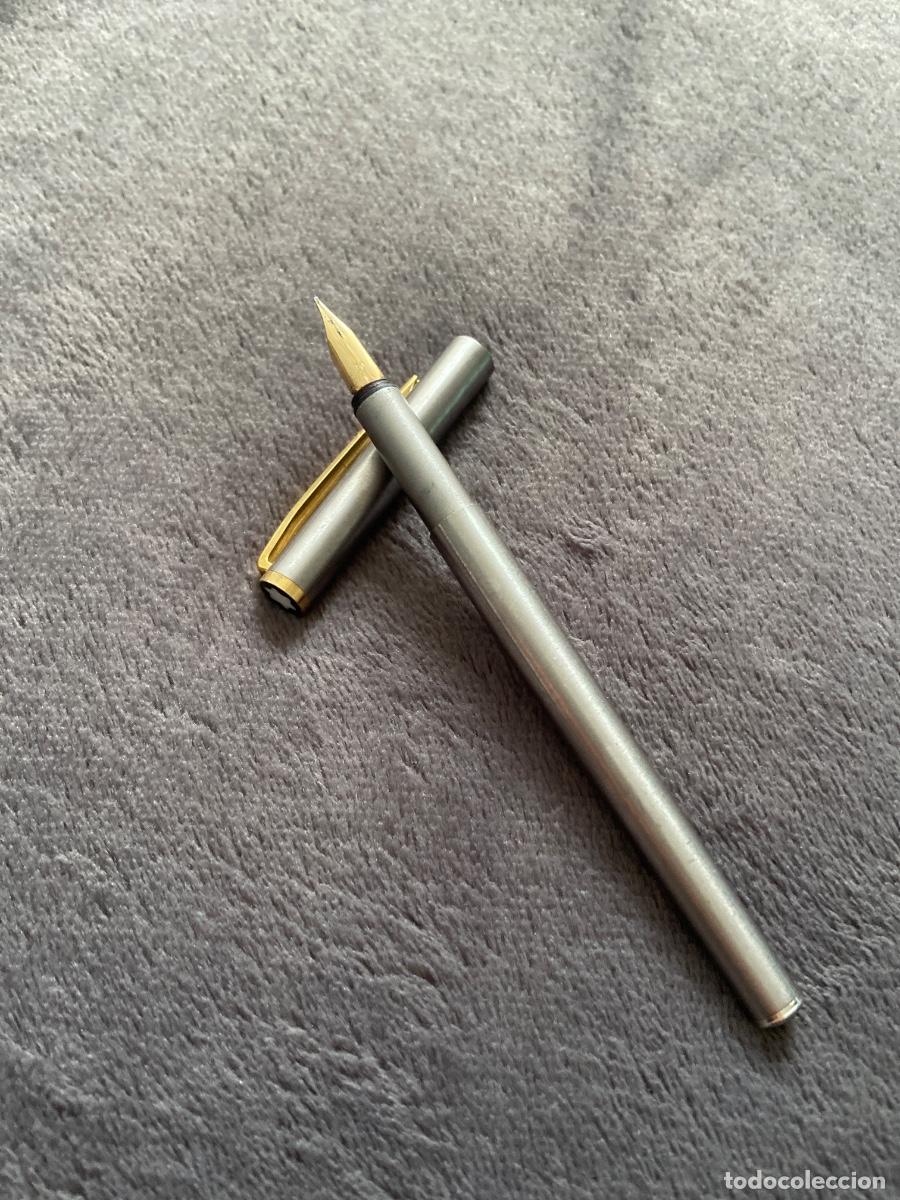 Alte F&uuml;llfederhalter: MONTBLANC con Plumin de Oro 14cts