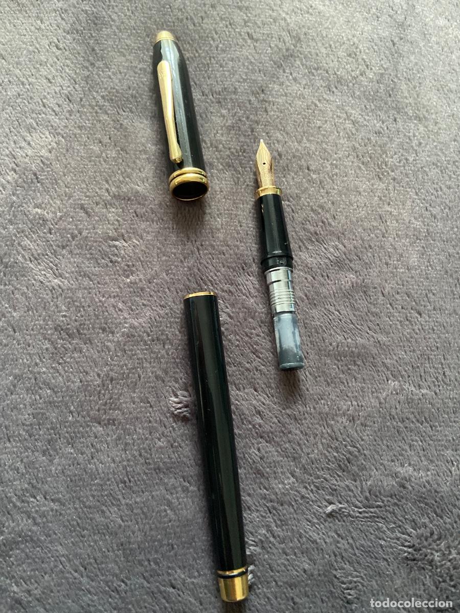 Plumas estilogr&aacute;ficas antiguas: CROSS con Plumin de Oro 14cts - Foto 3