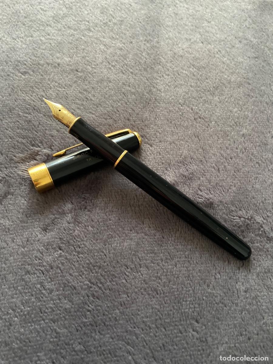Plumas estilogr&aacute;ficas antiguas: PARKER con Plumin de Oro 14cts