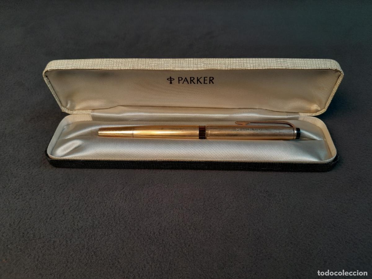 Plumas estilogr&aacute;ficas antiguas: PLU-269.PLUMA ESTILOGR&Aacute;FICA. MONTBLANC N&ordm; 82.ORO LAMINADO CON ESTUCHE.1960