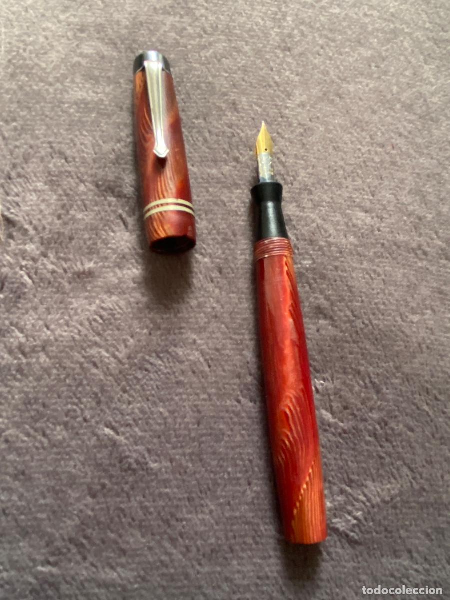 Alte F&uuml;llfederhalter: WARRANTED 604 .Pluma