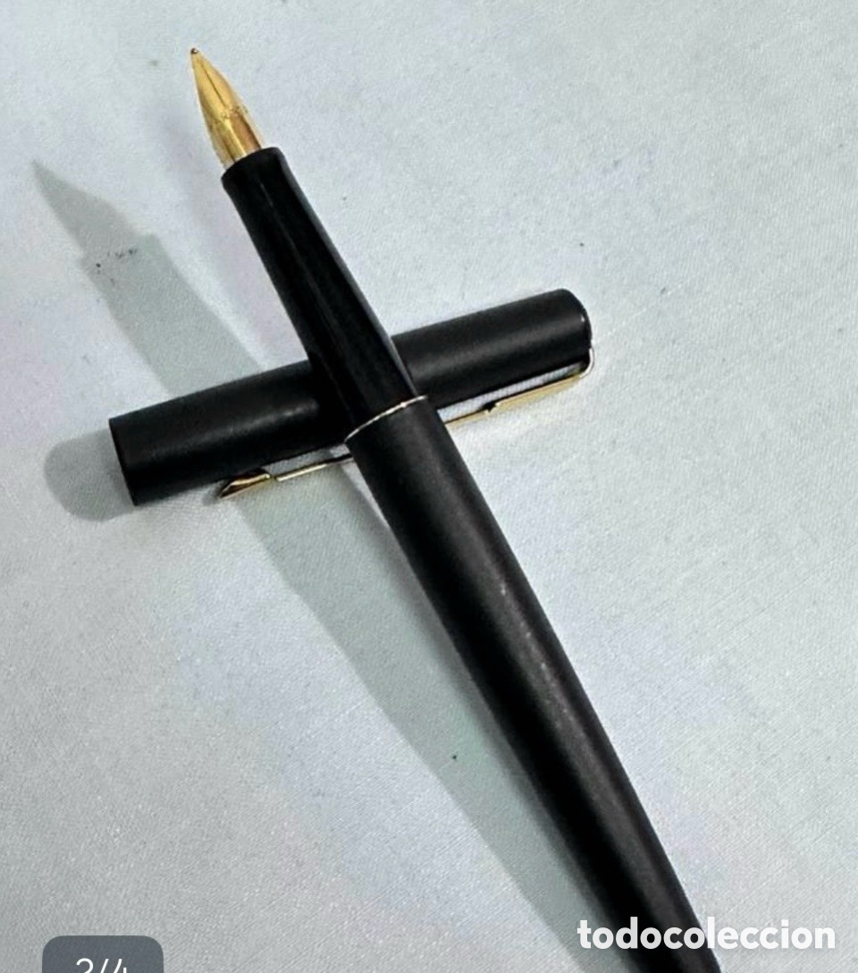 Plumas estilogr&aacute;ficas antiguas: Pluma Estilogr&aacute;fica parker Vintage Negra