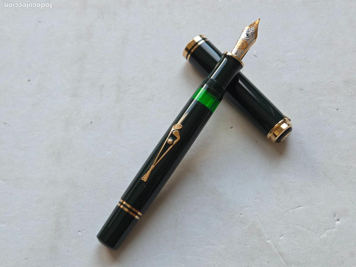Plumas estilogr&aacute;ficas antiguas: PLUMA PELIKAN GOLF EDICION LIMITADA NUMERADA NUEVA ESTRENAR PLUMIN ORO 18K
