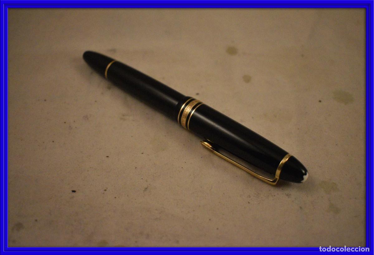 Plumas estilogr&aacute;ficas antiguas: Pluma Montblanc Meisterestuck 146 cpn plumin de oro 14 kt