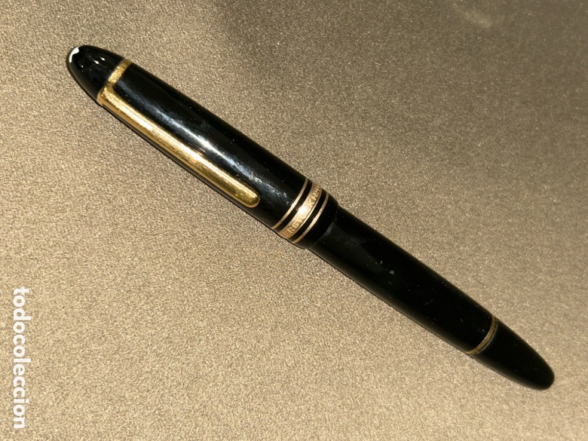 Plumas estilogr&aacute;ficas antiguas: PLUMA ESTILOGRAFICA MONTBLANC MEISTERSTUCK 4810 PLUMIN ORO 14K