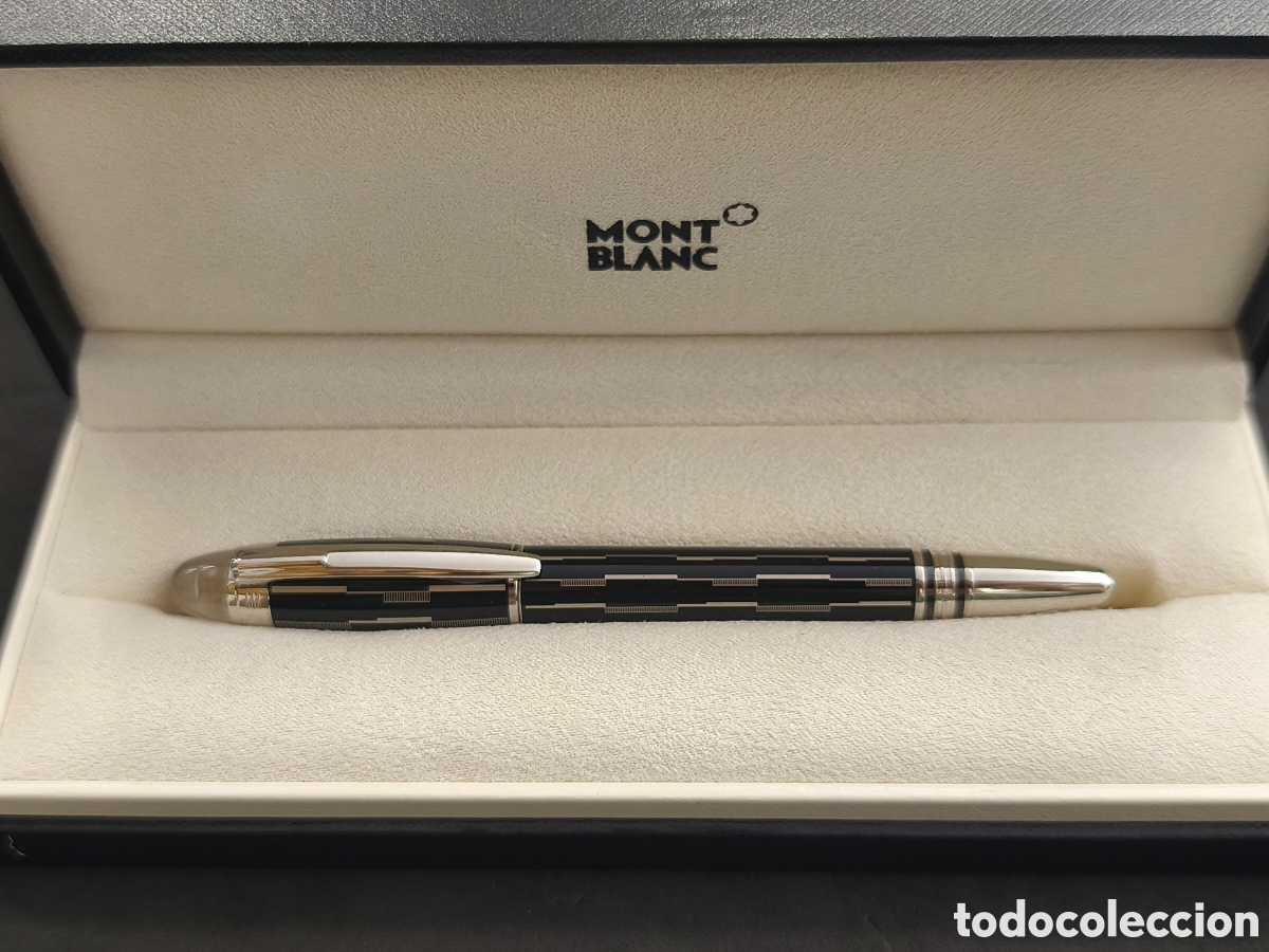 Plumas estilogr&aacute;ficas antiguas: Pluma Montblanc Star Walker black mystery