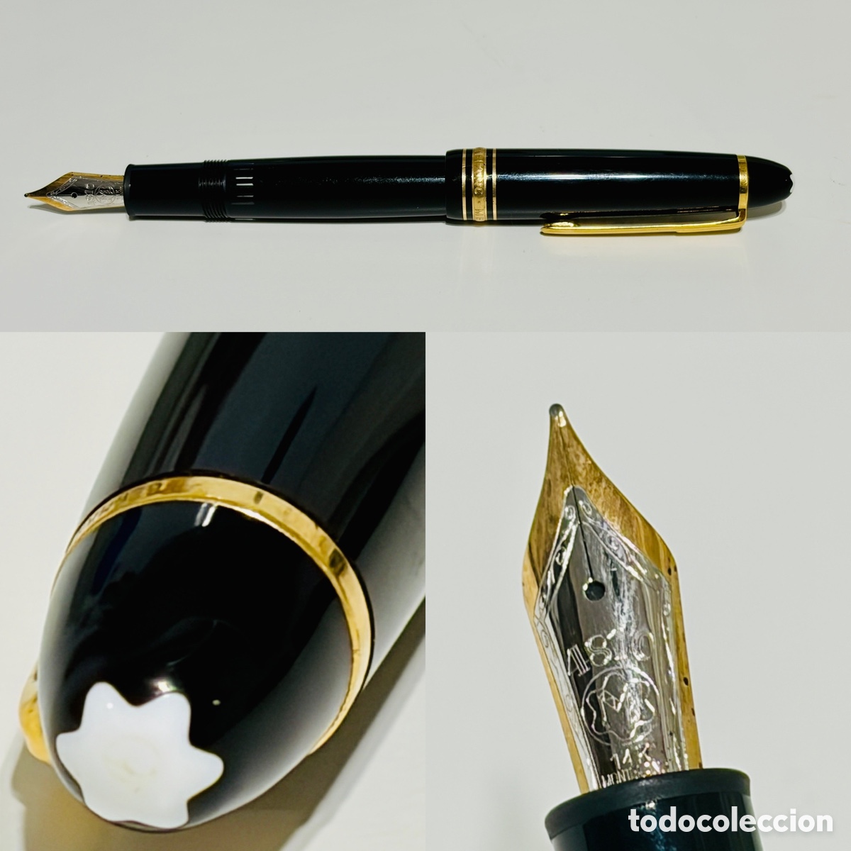 Plumas estilogr&aacute;ficas antiguas: Pluma estilogr&aacute;fica MONTBLANC Meisterstuck 149 original