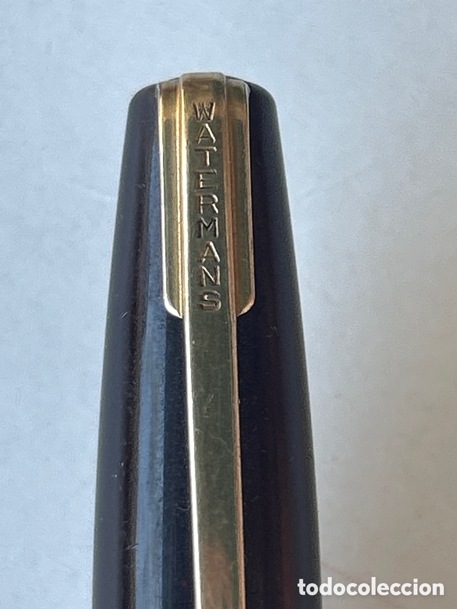 Plumas estilogr&aacute;ficas antiguas: Pluma Watermans Ideal, con pluma de oro