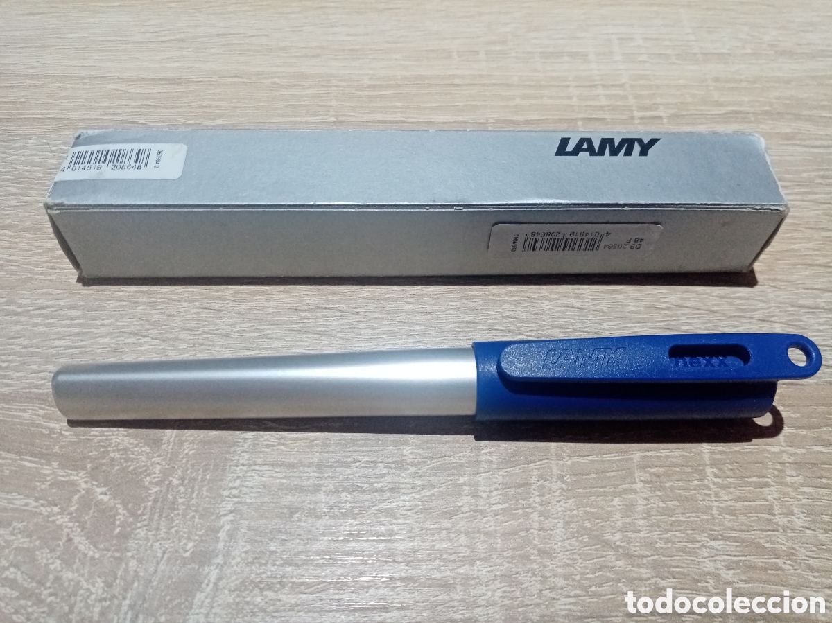 Plumas estilogr&aacute;ficas antiguas: PLUMA LAMY NEXX CAPUCH&Oacute;N AZUL