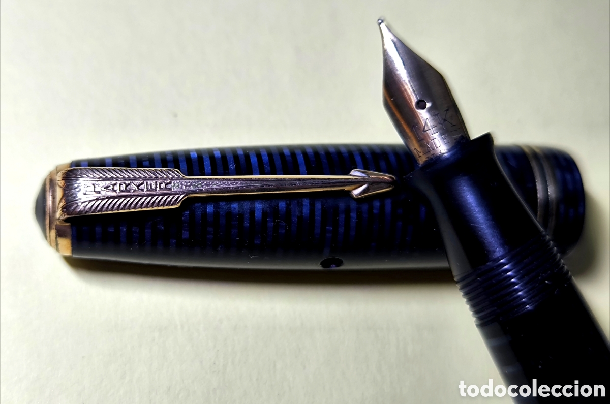 Plumas estilogr&aacute;ficas antiguas: PLUMA PARKER VACUMATIC ANTIGUA 1930 - Foto 5