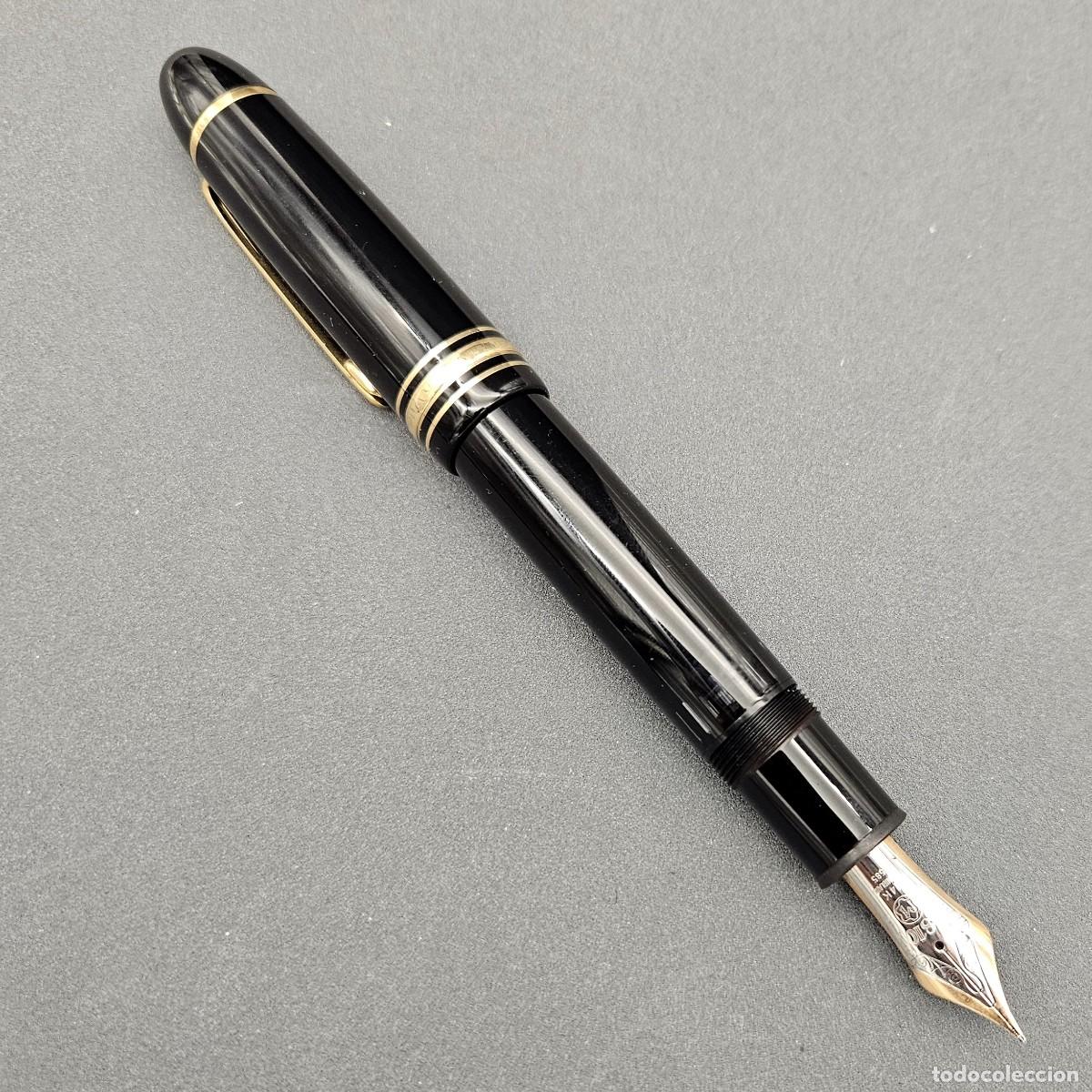 Plumas estilogr&aacute;ficas antiguas: Pluma estilogr&aacute;fica de &rdquo;Montblanc Meisterst&uuml;ck 149&rdquo;. 14K / 585