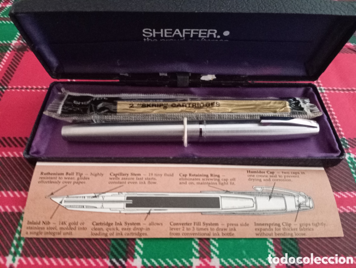 Plumas estilogr&aacute;ficas antiguas: Sheaffer 444 fine pluma