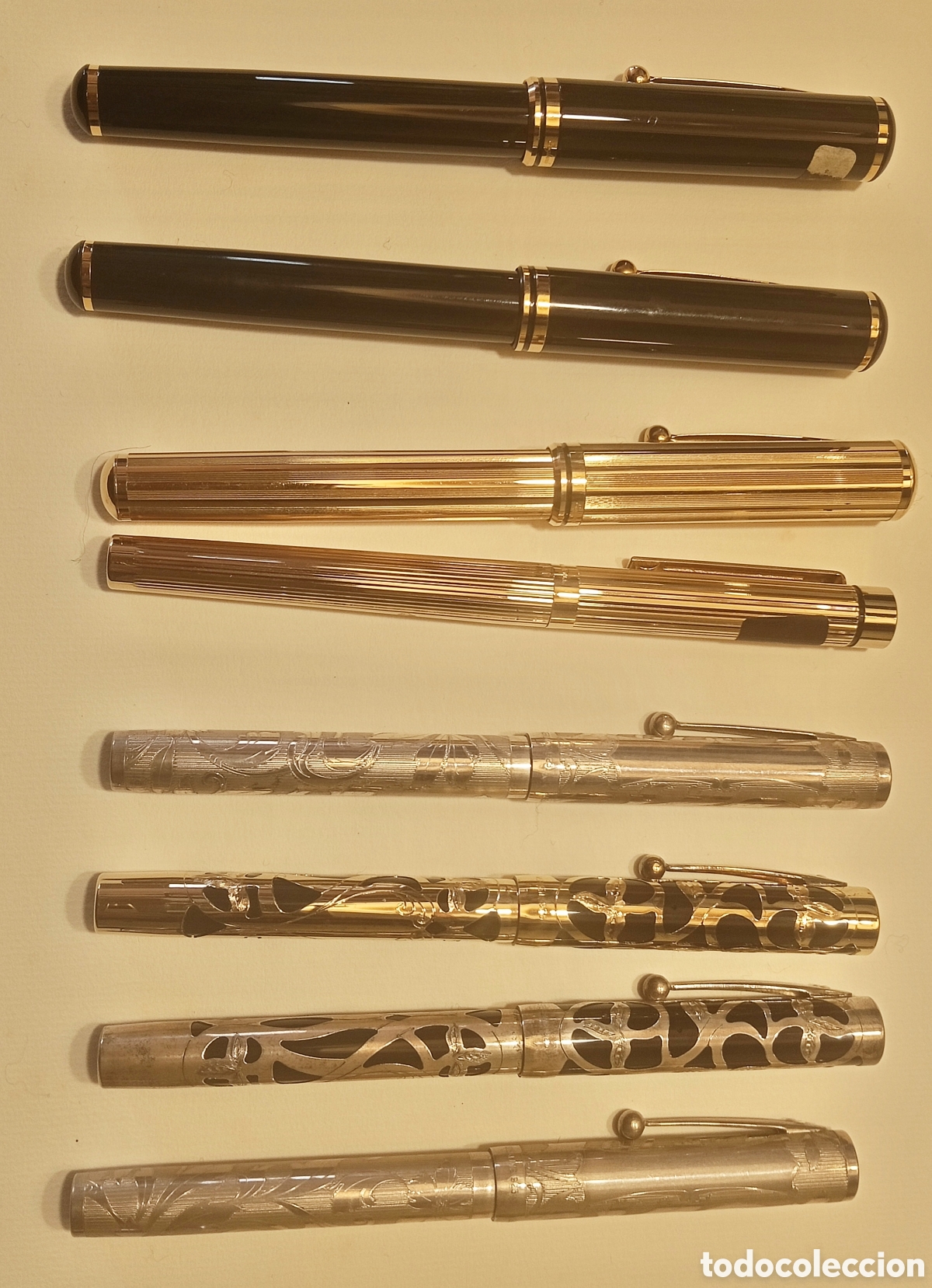 Plumas estilogr&aacute;ficas antiguas: LOTE PLUMAS SHEAFFER PLUMIN ORO.
