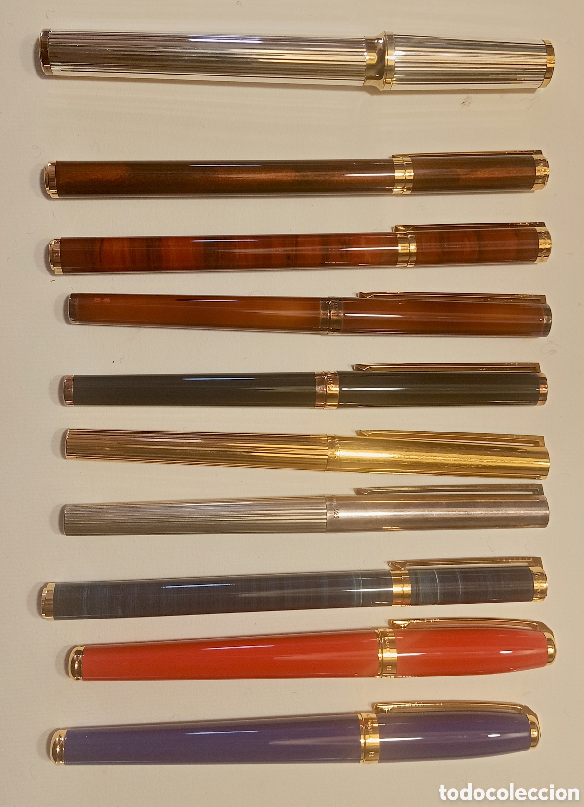 Plumas estilogr&aacute;ficas antiguas: LOTE PLUMAS DUPONT PLUMIN ORO LEER LE DESCRIPCI&Oacute;N