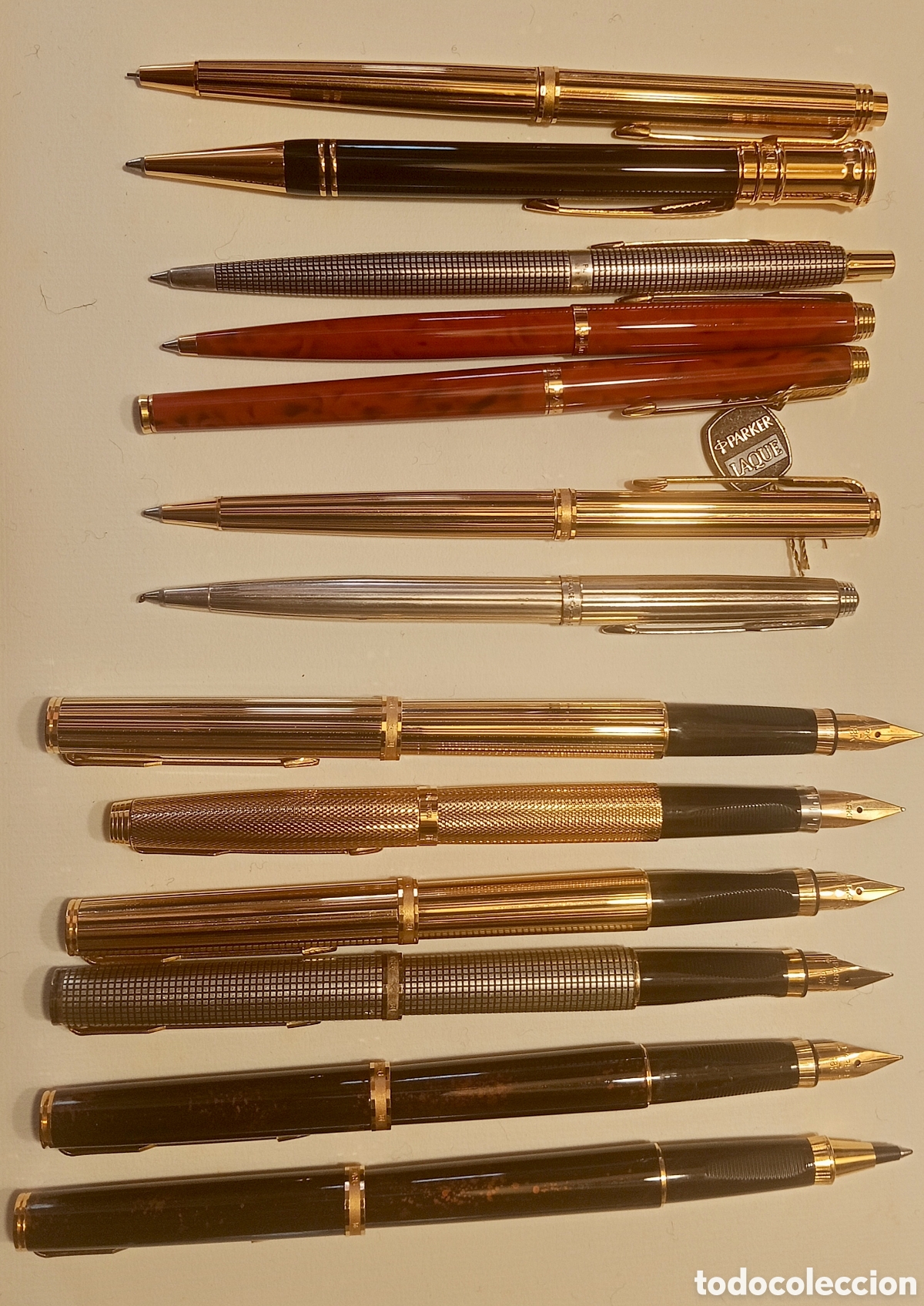 Plumas estilogr&aacute;ficas antiguas: LOTE PARKER BOLIGRAFOS Y PLUMAS.LEER LA DESCRIPCI&Oacute;N