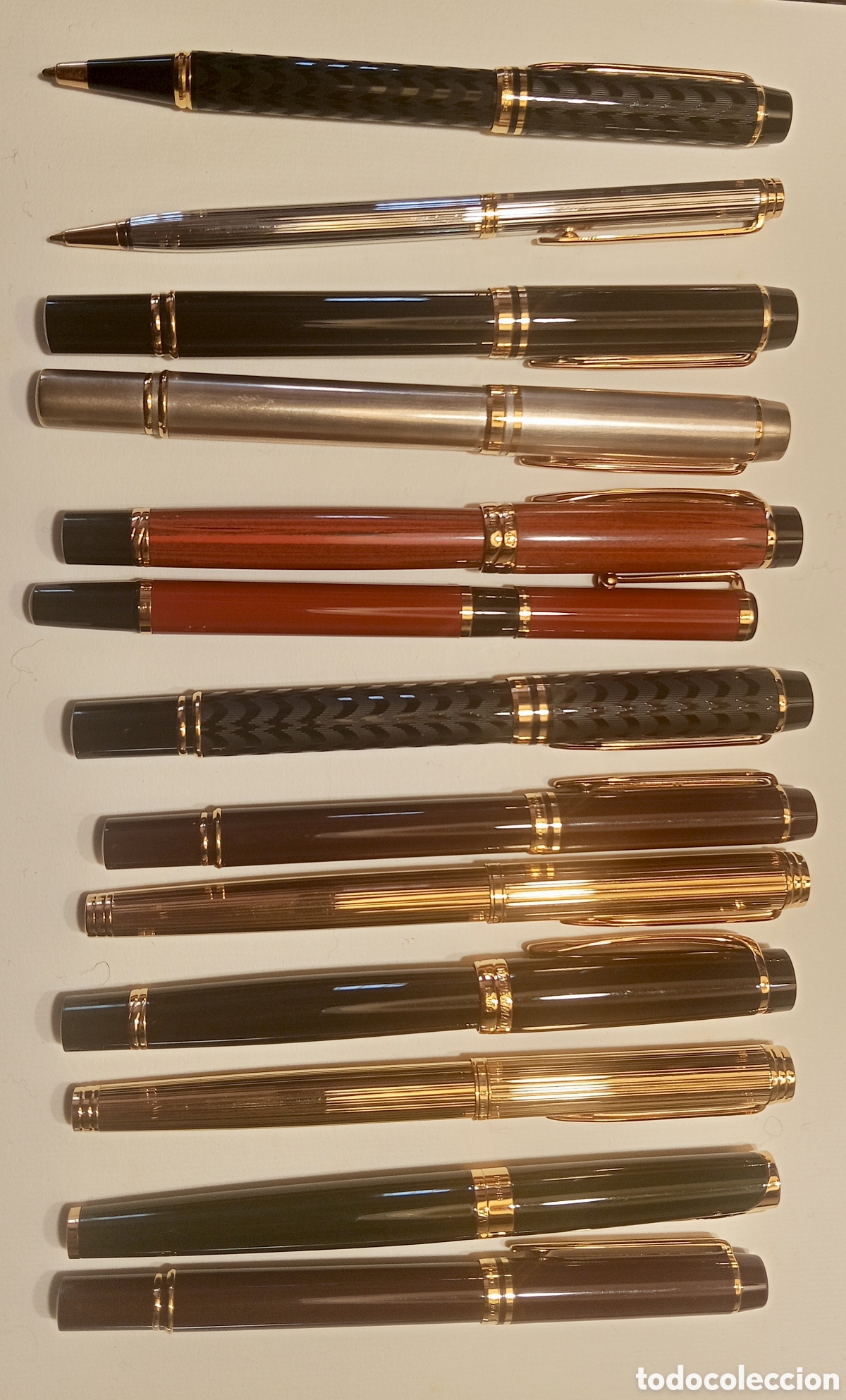 Plumas estilogr&aacute;ficas antiguas: LOTE PLUMAS WHATERMAN PLUMIN ORO .LEER LA DESCRIPCI&Oacute;N