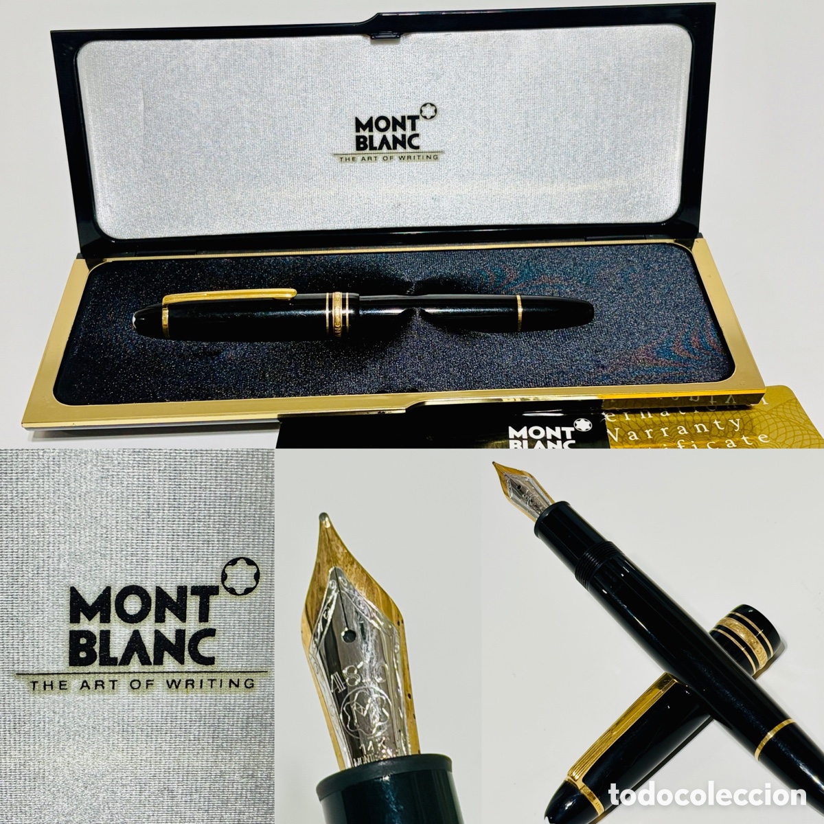 Plumas estilogr&aacute;ficas antiguas: Pluma estilogr&aacute;fica MONTBLANC Meisterstuck 146 original