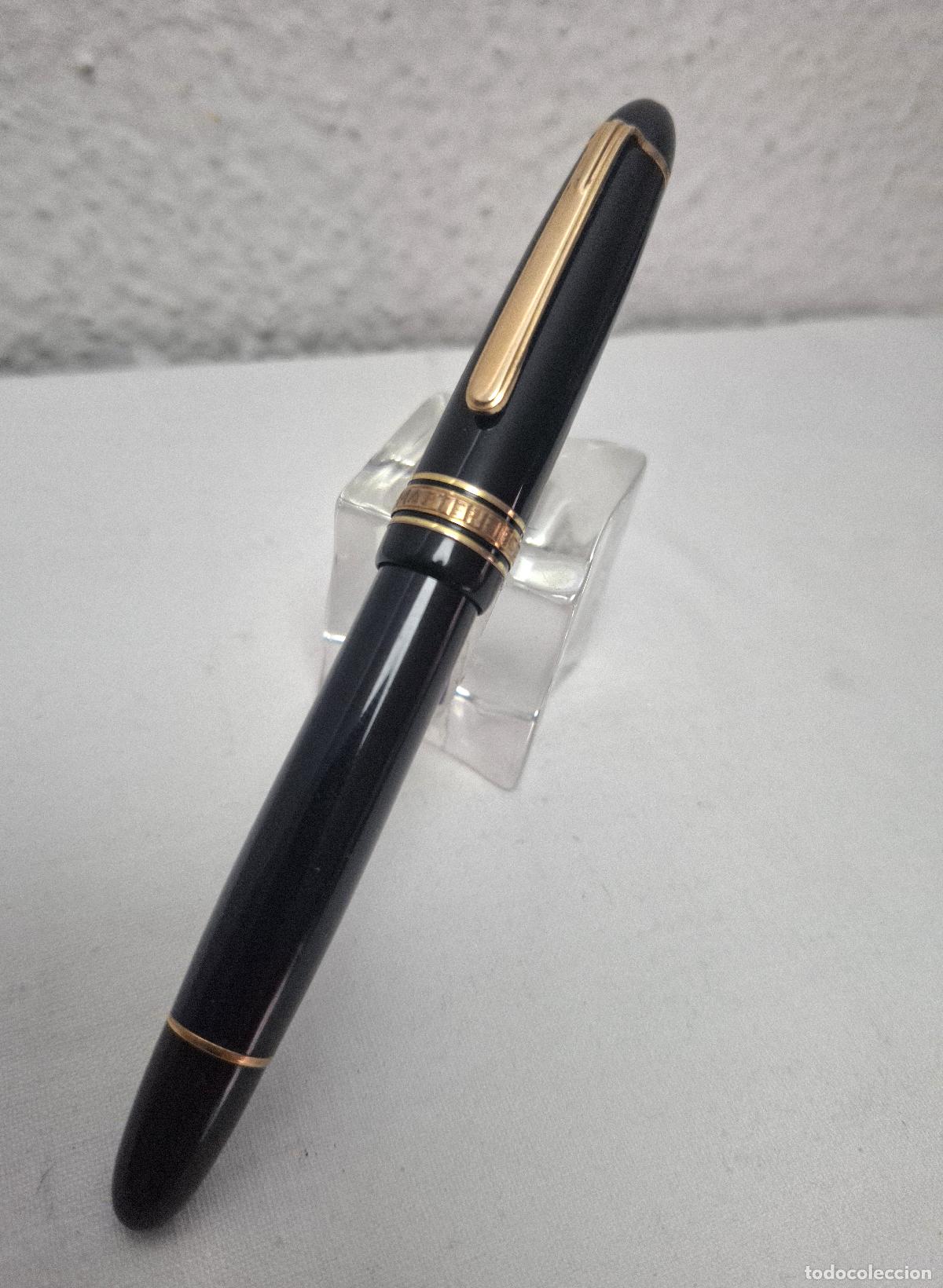Plumas estilogr&aacute;ficas antiguas: Pluma Montblanc 144 G Masterpiece - Celuloide 1950