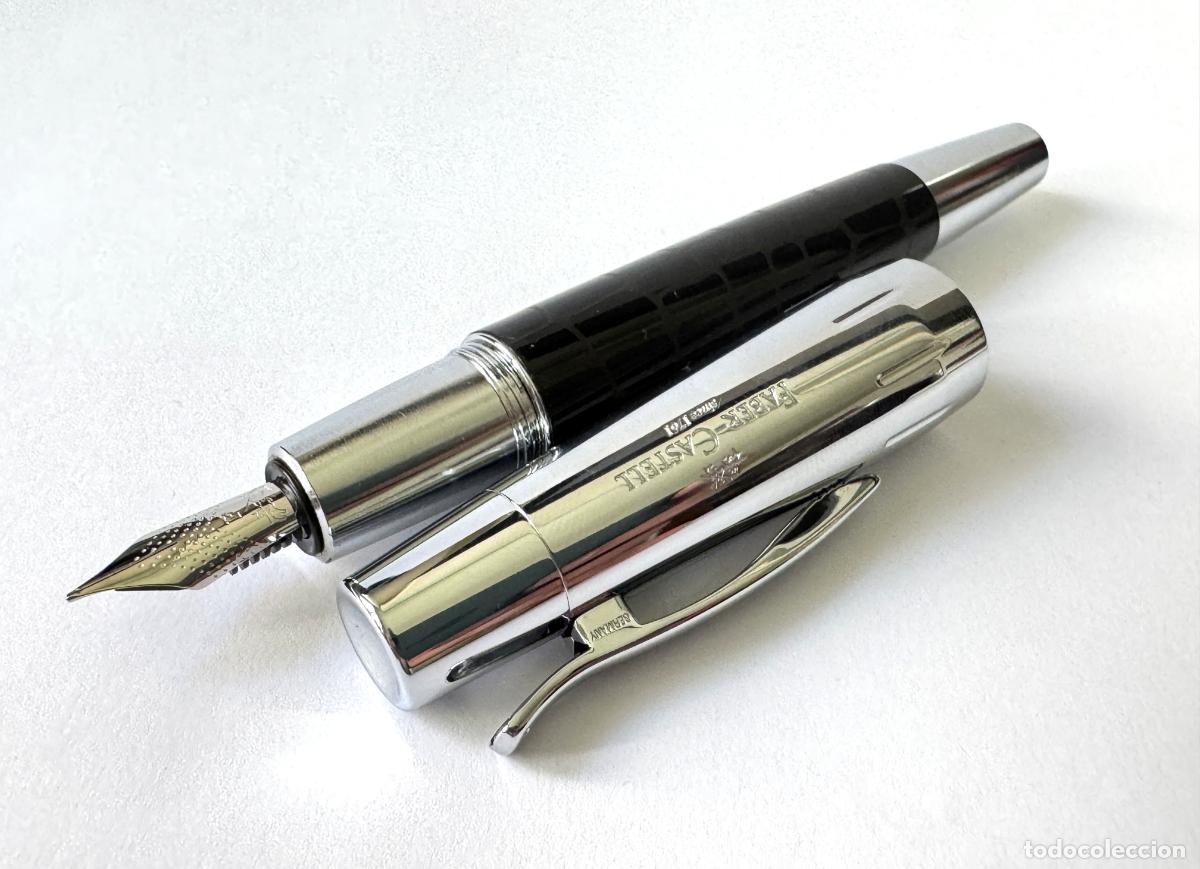 Plumas estilogr&aacute;ficas antiguas: FABER CASTELL E-MOTION COCODRILO ESTILOGRAFICA GRUESA, MADE IN GERMANY 145