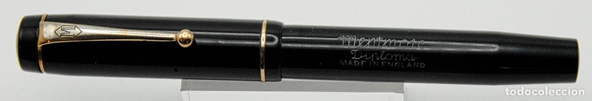 Plumas estilogr&aacute;ficas antiguas: MENTMORE DIPLOMA NEGRA NIB PARKER DUOFOLD - REF: M01D -