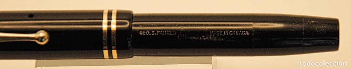 Plumas estilogr&aacute;ficas antiguas: PARKER DUOFOLD JR STREAMLINED CANADA 1930,s -M07A -