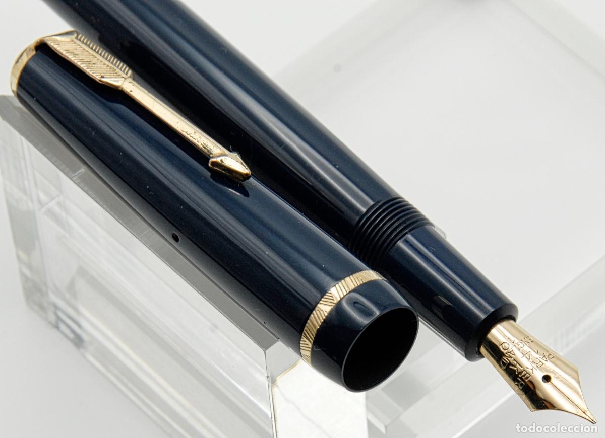 Plumas estilogr&aacute;ficas antiguas: PARKER VICTORY SET PEN & PENCIL c1960 -Ref: M14 - - Foto 7