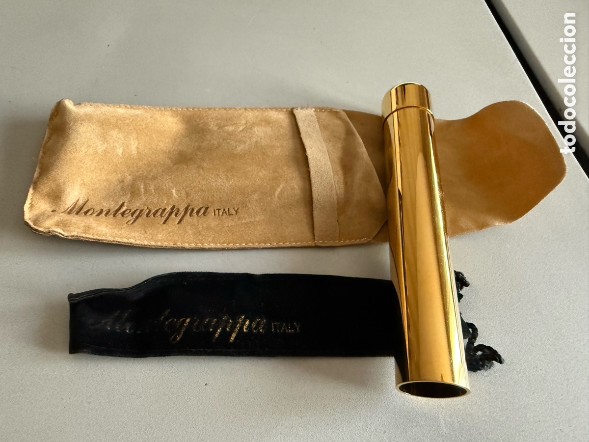 Plumas estilogr&aacute;ficas antiguas: FUNDAS Y TUBO METAL. PLUMA MONTEGRAPPA. Italia