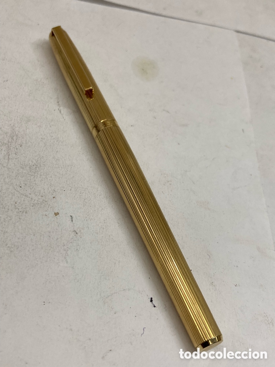 Plumas estilogr&aacute;ficas antiguas: Pluma BelBol cuerpo dorado
