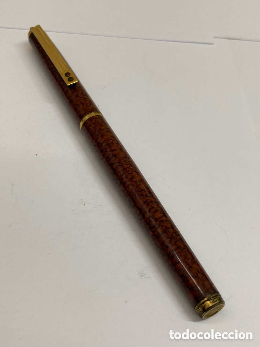 Plumas estilogr&aacute;ficas antiguas: Pluma Inoxcrom cuerpo marmolado