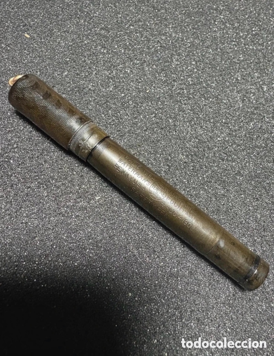 Plumas estilogr&aacute;ficas antiguas: Pluma de seguridad Waterman