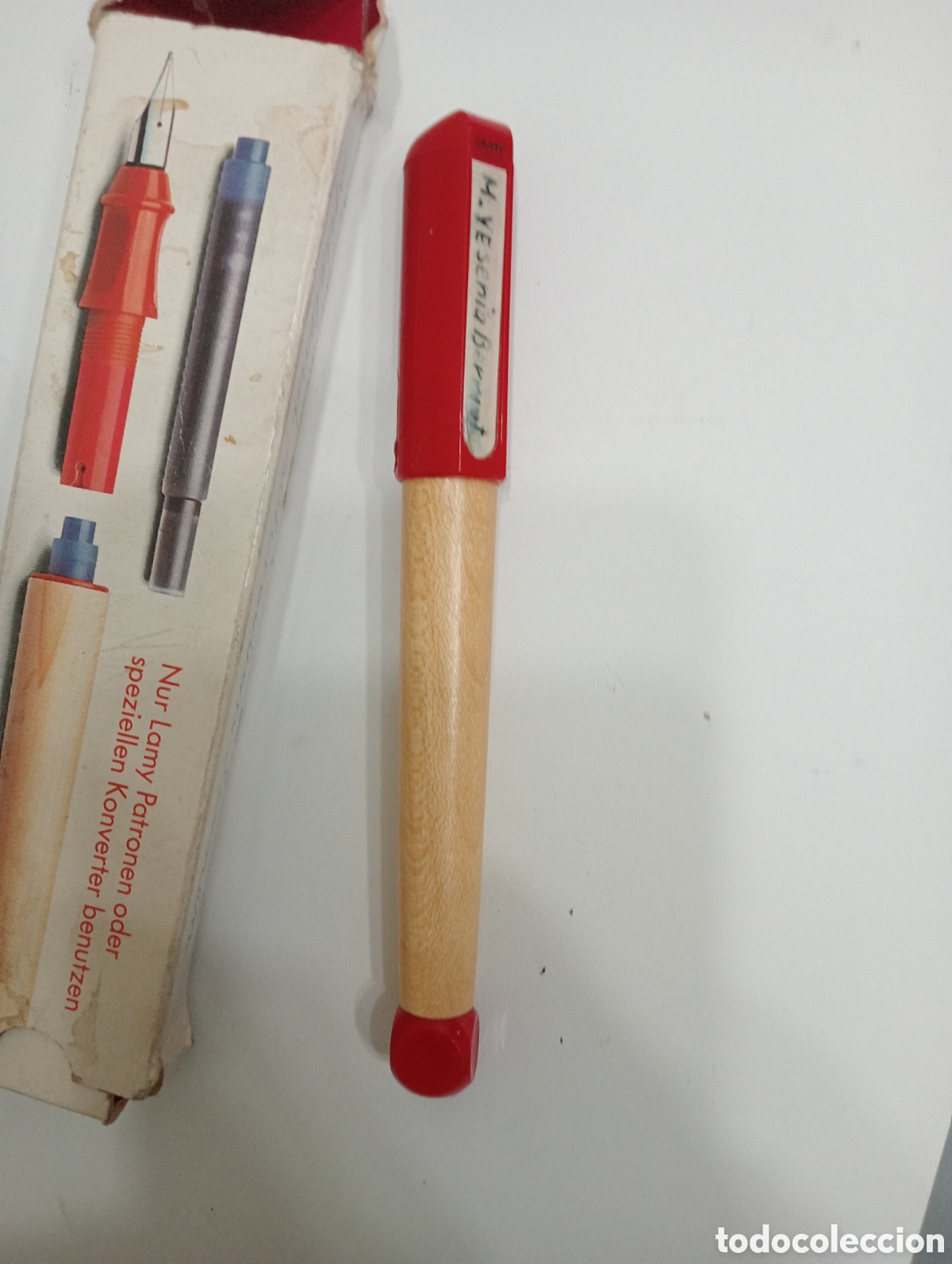 Plumas estilogr&aacute;ficas antiguas: Pluma Lamy abc escolar - Foto 2
